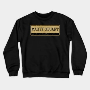 Aliska, text black retro - Marty Stuart Aliska, text black retro Crewneck Sweatshirt